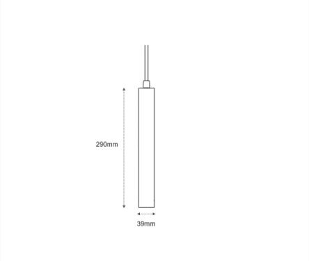 SLEEK TUBE LED Suspension 9W-1