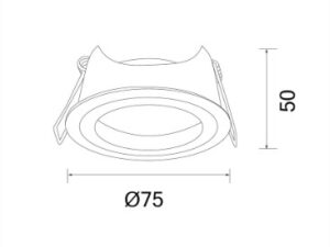 Alternative view of DOWNLIGHT MR16 GU5.3 GU10 LINA