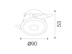Alternative view of DOWNLIGHT MR16 GU5.3 GU10 NILE