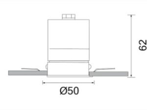 Alternative view of Downlight LED COB TOY-B