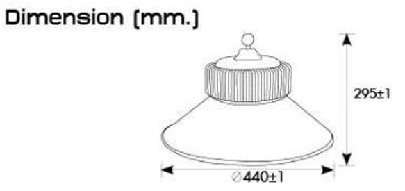 โคมไฮเบย์ LED 200W NEOX CONVEX LENS