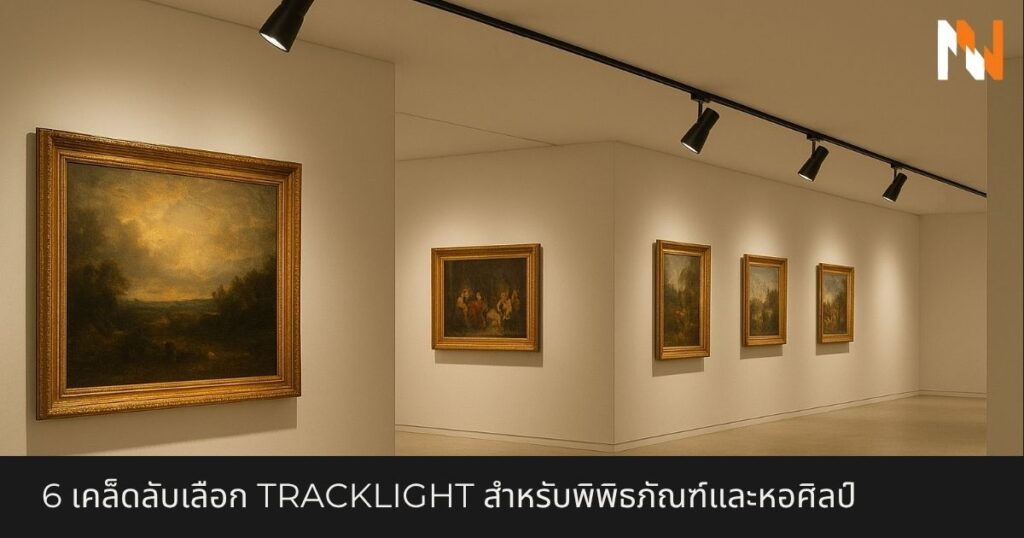 6 เคล็ดลับเลือก Tracklight สำหรับพิพิธภัณฑ์และหอศิลป์