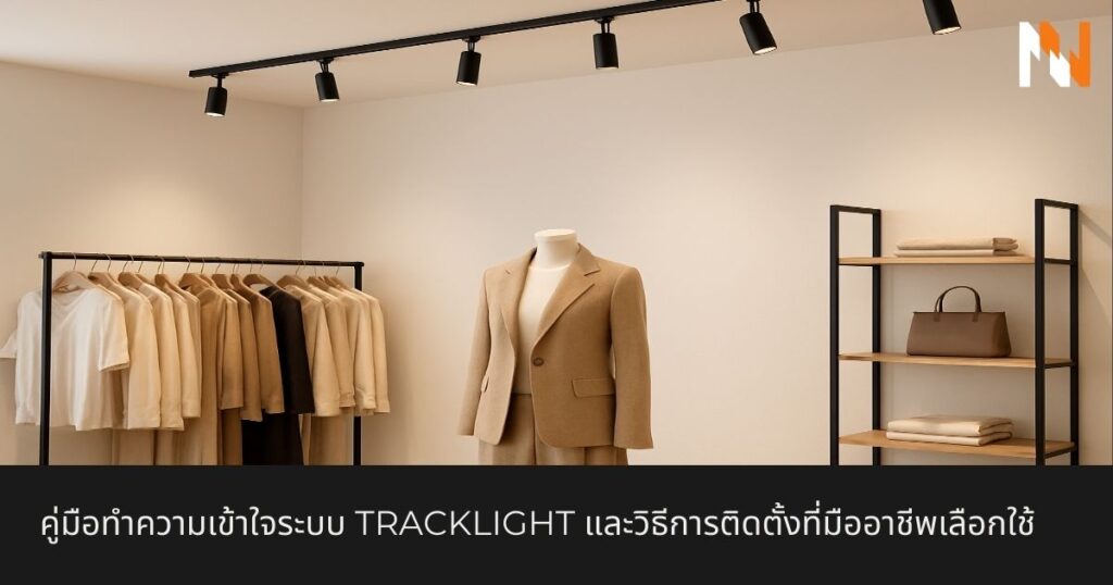 คู่มือทำความเข้าใจระบบ Tracklight และวิธีการติดตั้งที่มืออาชีพเลือกใช้