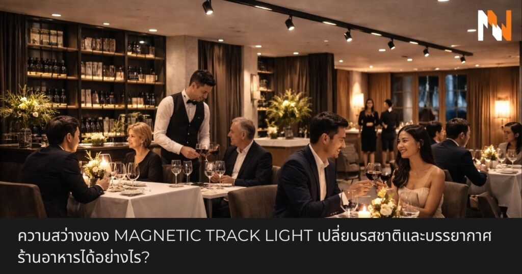 ความสว่างของ Magnetic Track Light เปลี่ยนรสชาติและบรรยากาศร้านอาหารได้อย่างไร