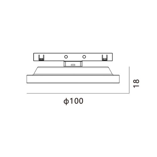 Alternative view of ELO DISC : MAGNETIC TRACK LIGHT