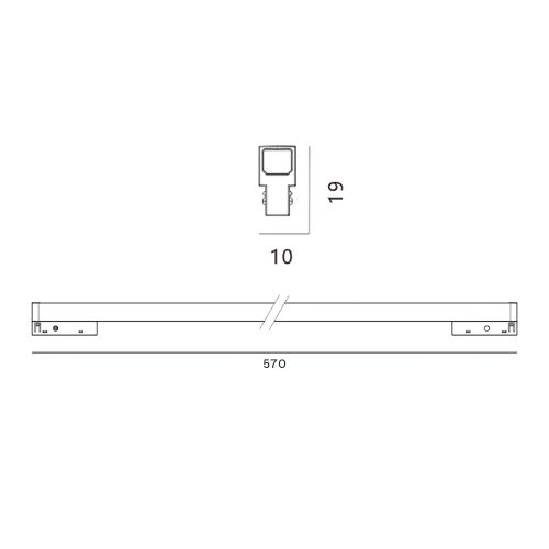 Alternative view of ELO CLEAR - B : MAGNETIC TRACK LIGHT