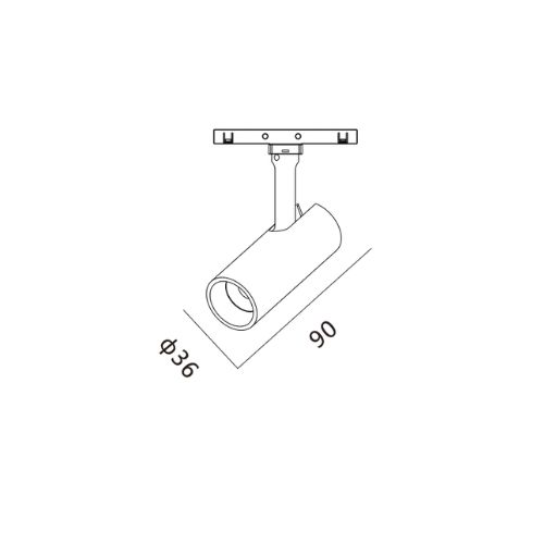 Alternative view of ELO POINT - A : MAGNETIC TRACK LIGHT