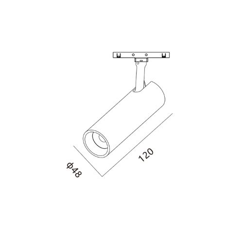 Alternative view of ELO POINT - B : MAGNETIC TRACK LIGHT