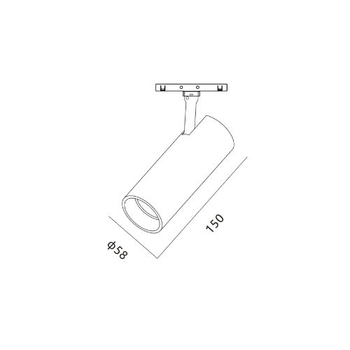 Alternative view of ELO POINT - C : MAGNETIC TRACK LIGHT